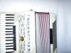 Marinucci Italian 120 bass white accordion